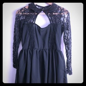 Short Black Lace Dress